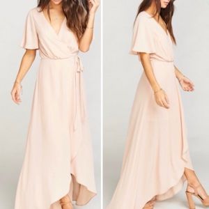 Show Me Your Mumu Sophia Wrap Maxi Dress Size L